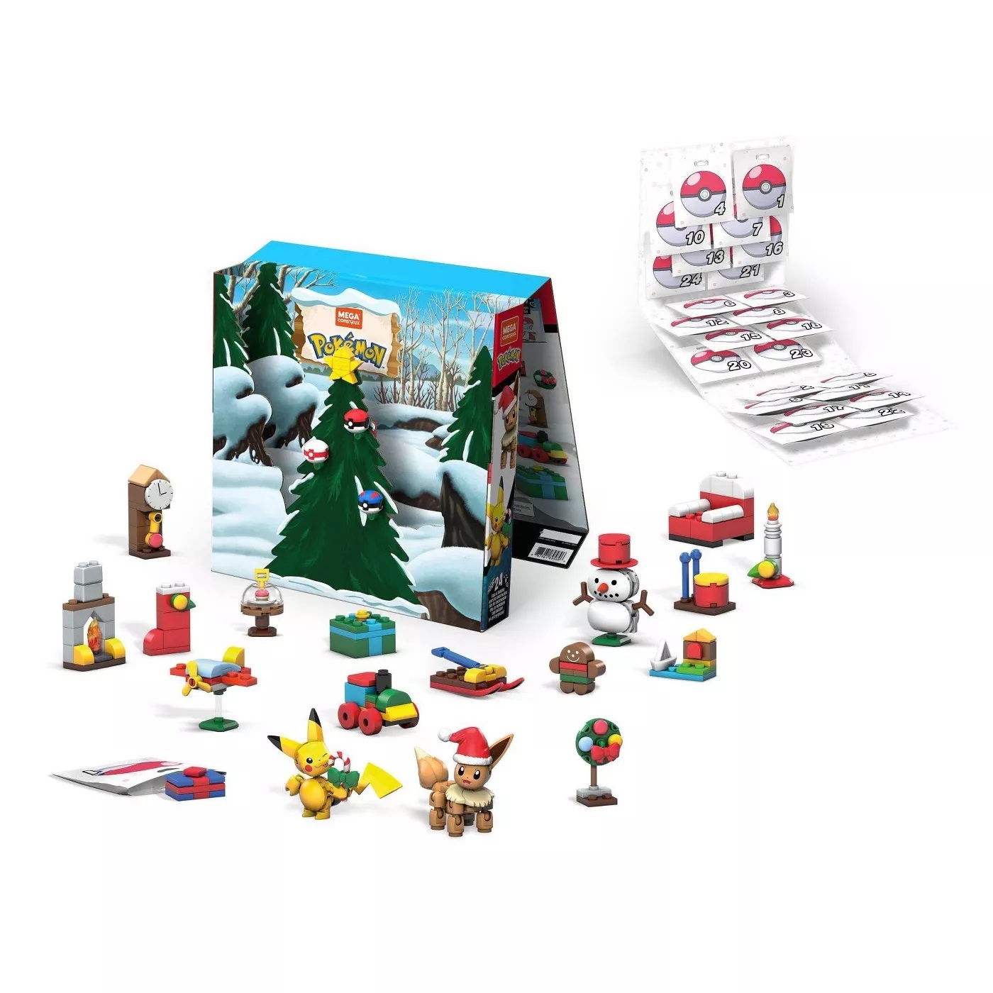 Mega Construx Pokemon Holiday Advent Calendar 2025 Instructions